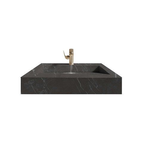 Раковина з керамограніту DSALO001 Teo Ceramics Marmolino Anthracite F P R Mat dsrk583598986 фото