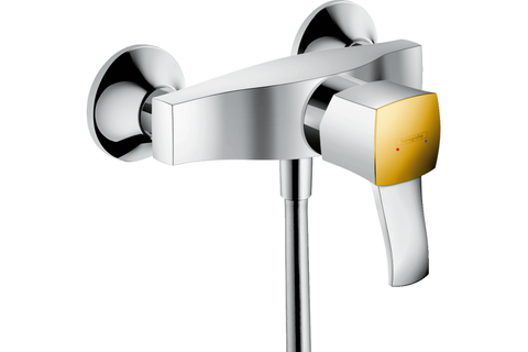 Змішувач Metropol Classic для душу, Chrome/Gold Optic (31360090) NAVARA34946 фото