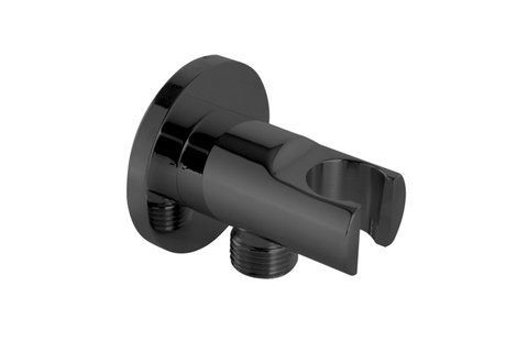 COMPLEMENTOS Тримач ручного душу MINIMAL чорний з підключенням води 1/2" (100213266) NAVARA23628 фото