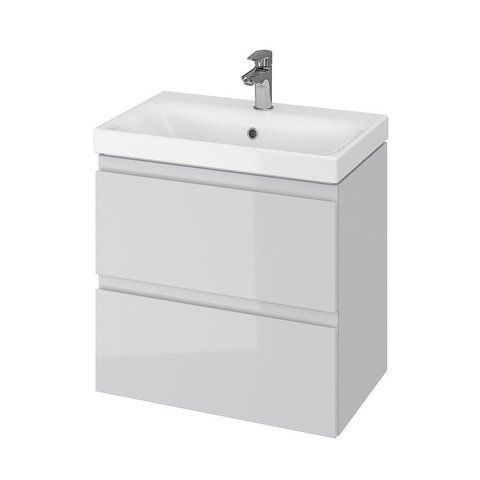 Тумба з умивальником CERSANIT MODUO UN509-043, B05 SLIM 60, сірий 800003214 фото