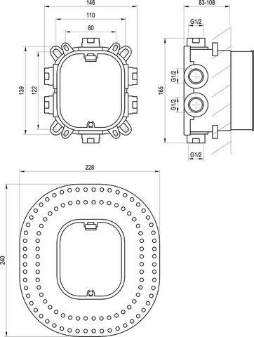 RB 072.50 Вмонтований механізм R-box Vari X070139 фото