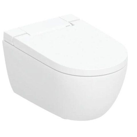 Унітаз-біде підвісний Geberit AquaClean Alba 146.350.01.1, KeraTect, накладка біла 563054 фото
