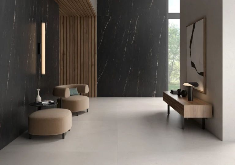 Великоформатний керамограніт Ascale Belvedere Black 3197x1597мм, 6мм DS-ASC-BLV-BLK фото