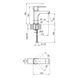 Змішувач для раковини Qtap Lipno QTLIPNO1023101CB Black Matt SD00042257 фото 2