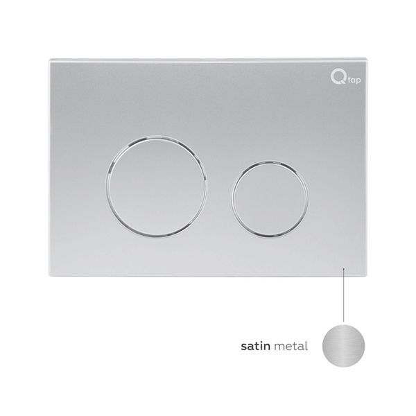 Готове рішення Qtap для ванної кімнати: підвісний унітаз Tern Rimless + комплект інсталяції Nest 4 в 1 (кругла клавіша Satin) SD00043021 фото